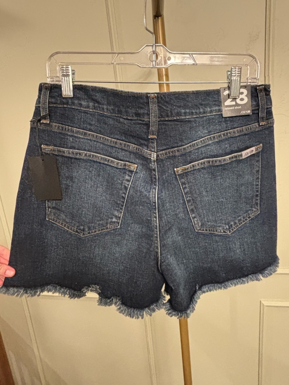 Joe’s Jean Shorts Classic Raw-Hem Denim Shorts Blue MSRP $179 Sz 28 - Picture 5 of 5
